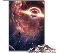 Adult Jigsaw Puzzles 1000 Pieces Space Fantasy Astronaut Made of Wood, for Ages 14+ 50x75cm Challenging Brain Teaser - Relaxing Toy for Teenagers