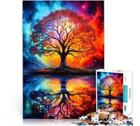 Adult Jigsaw Puzzles 1000 Pieces Space Fantasy Landscape Decompressing Intellectual Educational Toy Wishlist with Santa Claus 26x38cm