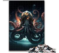 Adult Jigsaw Puzzles 1000 Pieces Space Squids Puzzles for Adults size 26x38cm Ideal for Family Fun, Relaxation