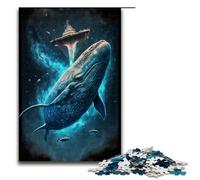 Adult Jigsaw Puzzles 1000 Pieces Space Whale Painting Home Decoration Puzzle Toys Deal As Gifts for The Whole Family 1000 PCS(75x50cm)
