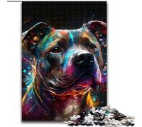 Adult Jigsaw Puzzles 1000 Pieces Spirit Dog 1000-Piece Jigsaw Puzzle for Birthdays, Christmas, Halloween, Thanksgiving, Easter (Size 38x26cm)