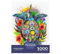 Adult Jigsaw Puzzles 1000 Pieces Spiritual Turtle Puzzle for Adults Relax Games But Fun And Humorous Birthday Present, Gifts, 38x26cm/1000pcs