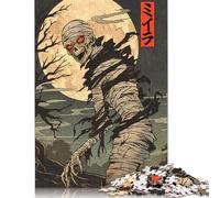 Adult Jigsaw Puzzles 1000 Pieces Spooky Mummy Paperblock Paper Puzzle for Adults And Teenager Home Decoration Puzzle Toys 1000pcs (75x50cm)
