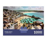 Adult Jigsaw Puzzles 1000 Pieces St Ives, Cornwall Puzzle for Adults Relax Games But Fun And Humorous Birthday Present, Gifts, 70x50cm/1000pcs