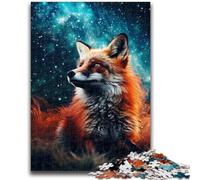 Adult Jigsaw Puzzles 1000 Pieces Star Fox Puzzles for Teenagers,Stress Reliever Staycation Kill Time Wishlist with Santa Claus (26x38cm)