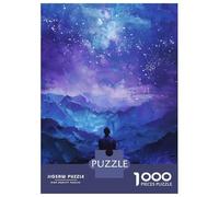 Adult Jigsaw Puzzles 1000 Pieces Starry Night Mountaintop Jigsaws for Adults Fun Games But Fun And Humorous Challenging To Complete 70x50cm/1000pcs