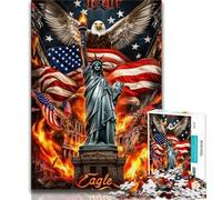 Adult Jigsaw Puzzles 1000 Pieces Statue of Liberty 1000 Pieces for Adults,Educational Stress Relief Toy Gifts for Friends And Family (size 75x50cm)