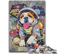 Adult Jigsaw Puzzles 1000 Pieces Sunflower Pug Puzzles for Teenagers,Stress Reliever Difficult Challenge Unique Home Decor And Gifts (50x75cm)