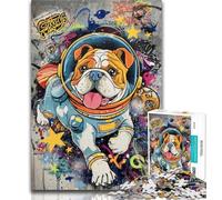 Adult Jigsaw Puzzles 1000 Pieces Sunflower Pug Puzzles for Teenagers,Stress Reliever Difficult Challenge Unique Home Decor And Gifts 26x38cm
