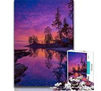 Adult Jigsaw Puzzles 1000 Pieces Sunset Landscape 1000 Piece Puzzle,Challenging Family Activity Games DIY Toy for Home Wall Decor Gifts (size 38x26cm)