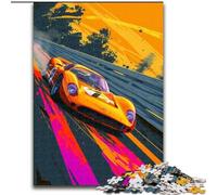 Adult Jigsaw Puzzles 1000 Pieces Supercar Racing Jigsaw Puzzle Made of Wood, for Birthdays, Holidays & Home Decor 1000pcs(50x75cm)