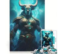 Adult Jigsaw Puzzles 1000 Pieces Taurus Zodiac Sign Relaxing Games Difficult Challenge Enhance Love between Couples 38x52cm