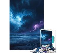 Adult Jigsaw Puzzles 1000 Pieces Tempest Clash Impossible Game Brain Intelligence Challenge Addictive Toys Gifts Birthday For Family Fun (Size 75x50cm)