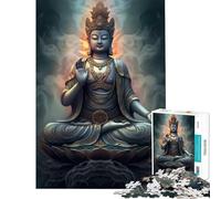 Adult Jigsaw Puzzles 1000 Pieces The Awakening Of Buddha Impossible Game Brain Intelligence Challenge Addictive Toys Gifts Birthday For Family Fun (Size 38x52cm)