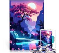 Adult Jigsaw Puzzles 1000 Pieces the Cherry Blossom Tree Lernspiele Heimdekoration Tolle Geschenke und Spielzeuge75x50cm
