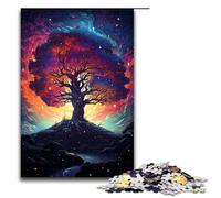 Adult Jigsaw Puzzles 1000 Pieces The Colorful Psychedelia of The Cosmic Tree Home Decoration Puzzle Toys Deal As Gifts for The Whole Family 75x50cm