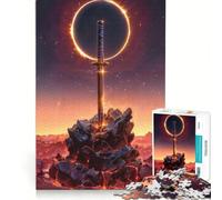 Adult Jigsaw Puzzles 1000 Pieces The Eclipse Relaxing Games Difficult Challenge Enhance Love between Couples 38x52cm
