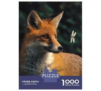 Adult Jigsaw Puzzles 1000 Pieces The Fox And Dragonfly Jigsaws for Adults Fun Games But Fun And Humorous Challenging To Complete 52x38cm/1000pcs