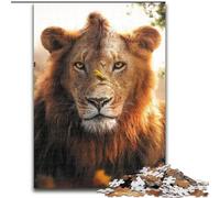 Adult Jigsaw Puzzles 1000 Pieces The Lion And Butterflies Jigsaw Puzzle 1000 Pieces Challenging Brain Teaser for Teenagers, Perfect for Home Decor Or Gift Size 50X75CM