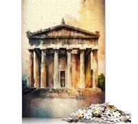 Adult Jigsaw Puzzles 1000 Pieces The Parthenon Nashville Wooden Puzzles for Adults Puzzles Funny Jigsaw Puzzles 300pcs (40x28cm)