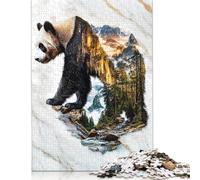 Adult Jigsaw Puzzles 1000 Pieces The Peaceful Wanderer Wooden Puzzle for Adults And Teenager Sustainable Puzzle for Adults | Games 1000pcs (75x50cm)