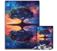 Adult Jigsaw Puzzles 1000 Pieces The Tree of Life cardboard Jigsaw Brain Teaser Game, Interactive Family Game, Suitable for Ages 14+ 26X38CM/10.23x14.96inch