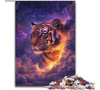 Adult Jigsaw Puzzles 1000 Pieces Tiger in The Clouds Puzzle for Teenager & Families, Perfect DIY Decor & Brain-Teasing Challenge (size 50x75cm)