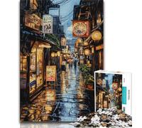 Adult Jigsaw Puzzles 1000 Pieces Tokyo Street Scene Teenager Puzzles,Quiz Game Wall Decoration Unique Birthday And Xmas Gifts (size 38x26cm)
