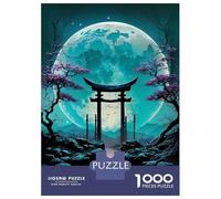 Adult Jigsaw Puzzles 1000 Pieces Torri Gate Mystic Moonrise Jigsaws for Adults Toy Wall Decor Home Decoration Educational Challenge 52x38cm/1000pcs