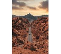 Adult Jigsaw Puzzles 1000 Pieces Travel Through The Beautiful Valley Of Fire Highway State Park 38x26cm