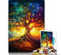 Adult Jigsaw Puzzles 1000 Pieces Tree of Life,Decompressing Intellectual Educational Toy Is Ideal As Gifts for The Whole Family (75x50cm)