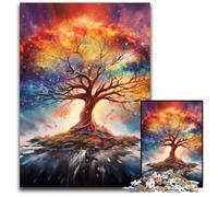 Adult Jigsaw Puzzles 1000 Pieces Tree of Life Difficult Puzzles for Adults Fun at Home Activities, Birthday Present, Travel Gifts 50x75CM/19.68x29.52inch