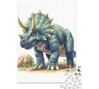 Adult Jigsaw Puzzles 1000 Pieces Triceratops Paper Puzzle for Adults And Teenager Home Decoration Puzzle Toys 1000pcs (38x26cm)