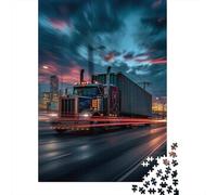 Adult Jigsaw Puzzles 1000 Pieces Truck Paper Puzzles for Adults Sustainable Puzzle Games 1000pcs (38x26cm)