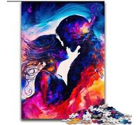 Adult Jigsaw Puzzles 1000 Pieces Twin Flame Couple In Love 1000 Piece Puzzle Ideal Holiday Or Birthday Gift, Party Game Toy (Size 26x38cm)