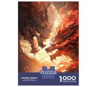 Adult Jigsaw Puzzles 1000 Pieces Twins Anime Dragons Jigsaws for Adults Fun Games But Fun And Humorous Challenging To Complete 52x38cm/1000pcs