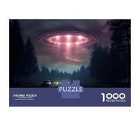Adult Jigsaw Puzzles 1000 Pieces UFO Sightings Unexplained Phenomena Puzzle for Adults Relax Games But Fun And Humorous Birthday Present, Gifts, 38x26cm/1000pcs