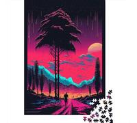 Adult Jigsaw Puzzles 1000 Pieces Vibrant Retro Scene1 Wooden Puzzle for Adults And Teenager Home Decoration Puzzle Toys 1000pcs (75x50cm)