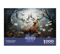 Adult Jigsaw Puzzles 1000 Pieces Whispering Forest Nature's Symphony Puzzle for Adults Relax Games But Fun And Humorous Birthday Present, Gifts, 52x38cm/1000pcs