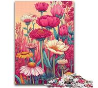 Adult Jigsaw Puzzles 1000 Pieces Wildflower Summer Adult Puzzles,Decompressing Intellectual Educational Toy Birthday Gift (75x50cm)
