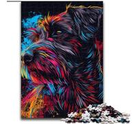 Adult Jigsaw Puzzles 1000 Pieces Wirehaired Pointing Griffon Dog cardboard Jigsaw size 38x26cm Creative Family Game & Home Decor, for Teenagers