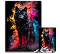 Adult Jigsaw Puzzles 1000 Pieces Wolf Werewolf Difficult Puzzles for Adults Perfect for Christmas Halloween Easter New Year 1000 PCS(38x26cm)
