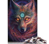 Adult Jigsaw Puzzles 1000 Pieces Wolf Wonder Wooden Puzzle for Adults And Teenager Sustainable Puzzle for Adults | Games 1000pcs (75x50cm)