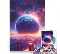 Adult Jigsaw Puzzles 1000 Pieces Wonderful Galaxy Space Educational Game Fun at Home Activities for Birthday Chrismas 50x75cm