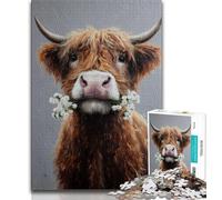 Adult Jigsaw Puzzles 1000 Pieces Yak 1000 Pieces for Teenagers,with Matching Poster And Trivia Sheet for And Age 14 Years Up 38x26cm