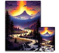 Adult Jigsaw Puzzles 1000 Pieces Yellowstone National Park Impossible Jigsaw Puzzles for Adults Brain Challenge for Teenagers & Home Decor 1000 PCS(38x26cm)
