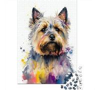 Adult Jigsaw Puzzles 1000 Pieces Yorkshire Watercolor Paper Jigsaw Puzzles for Adults Educational Game Challenge Toy 1000pcs (38x26cm)