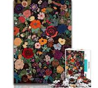 Adult Jigsaw Puzzles 1000 Poppy 1000 Pieces for Adults,Family Activity Fun at Home Activities, Birthday Present,Travel Gifts 38x26cm