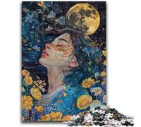 Adult Jigsaw Puzzles 1000 Pretty Woman 1000 Pieces for Adults,Challenging Family Activity Games DIY Toy for Home Wall Decor Gifts (26x38cm)