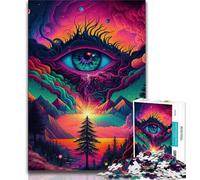 Adult Jigsaw Puzzles 1000 Psychedelic Nature Puzzles for Adults,learning Educational for Is Ideal As A Gift for The Whole Family (size 38x26cm)